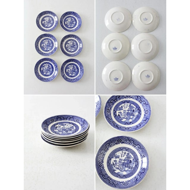 Homer Laughlin Blue Willow Ware Dishes - Set of 13 For Sale - Image 9 of 10