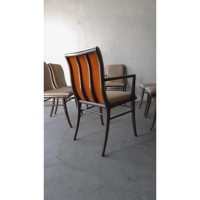 Widdicomb Set of 6 Sabre Leg Dining Chairs by Robsjohn-Gibbings for Widdicomb For Sale - Image 4 of 14