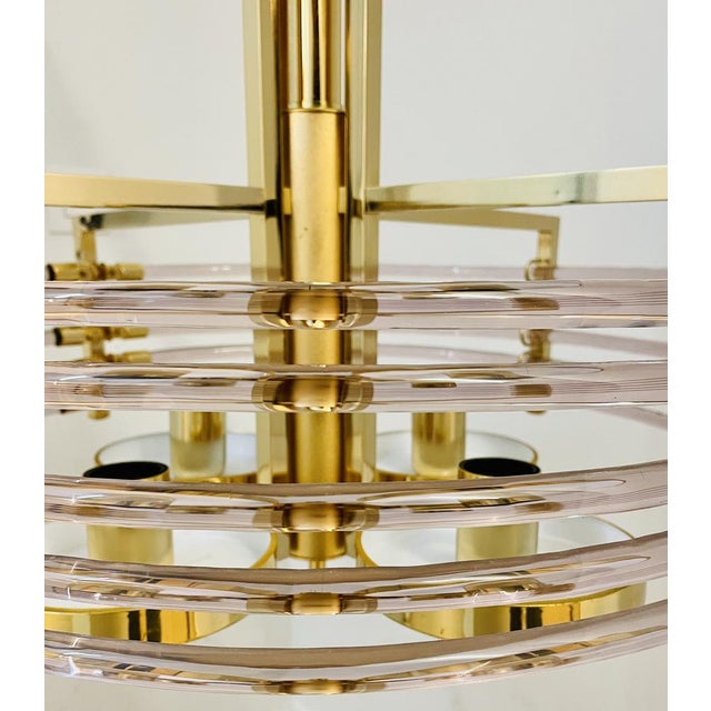 Chandelier by Gaetano Sciolari for Sciolari, 1980s For Sale - Image 17 of 18