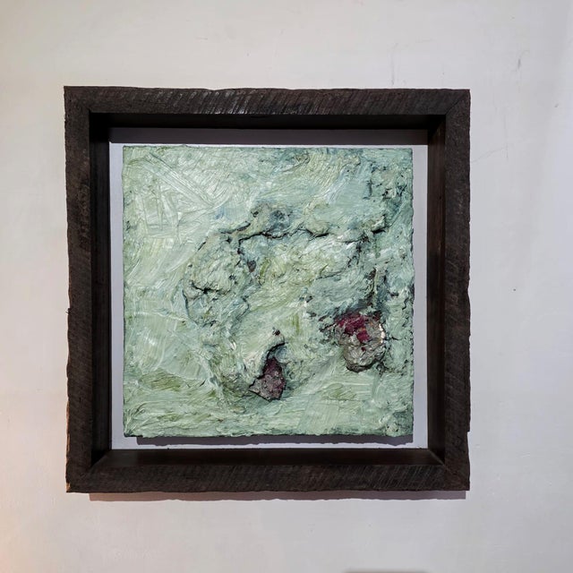 Vin Sculptras, Wounded Faces, 2016, Oil on Canvases, Framed, Set of 2 For Sale - Image 13 of 18