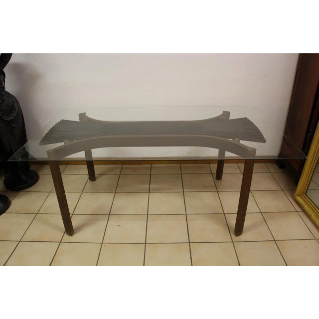 Scandinavian Modern Wooden Dining Table, 1970s For Sale - Image 12 of 12