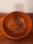 Vintage Mexican Hand Painted Pottery Bowl Made of Red Ware Terracotta Clay. For Sale - Image 4 of 6
