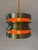 Golden and Orange Pendant Lamp by Carl Thore For Sale - Image 4 of 11