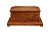 Early 20th Century Burr Yew Desktop Box with Clock, 1920s For Sale - Image 4 of 10