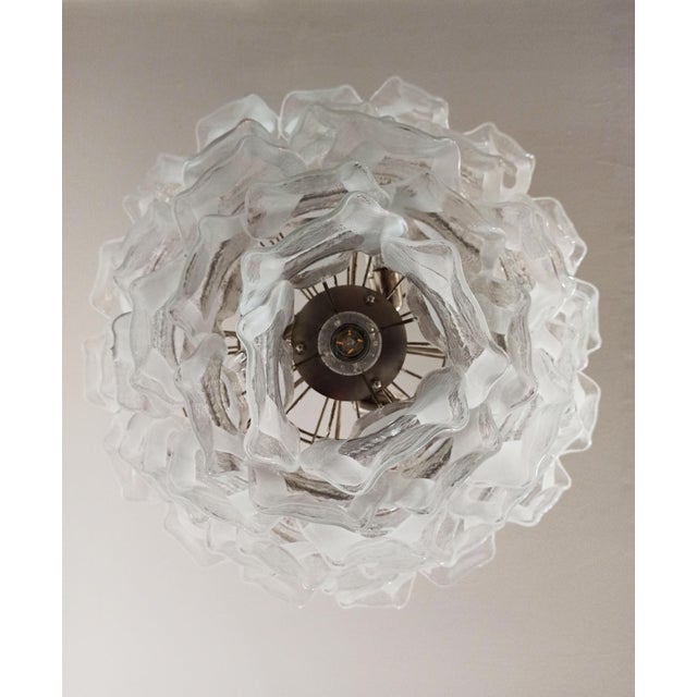 Large Vintage Italian Murano Chandelier by Vistosi, 1990s For Sale - Image 6 of 18
