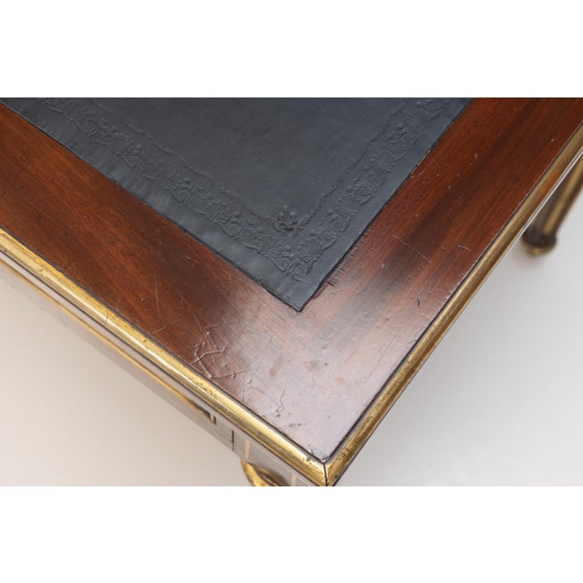 Wood Vintage Flat Desk, 1890 For Sale - Image 7 of 10