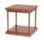 Late 20th Century Empire Style Two-Tier Walnut Side Table For Sale - Image 5 of 6