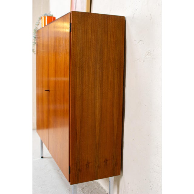 Vintage Highboard in Walnut, 1960s For Sale - Image 14 of 16