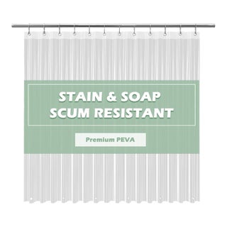 Long Shower Curtain Liner 72 X 84 Clear Plastic Shower Liner Peva For Sale