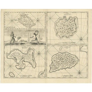 Antique Map of Manipa and Other Maluku Islands, 1726 For Sale