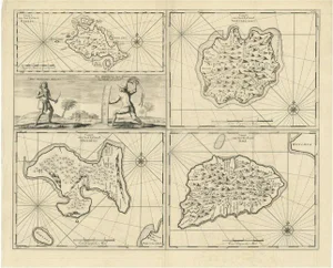 Antique Map of Manipa and Other Maluku Islands, 1726