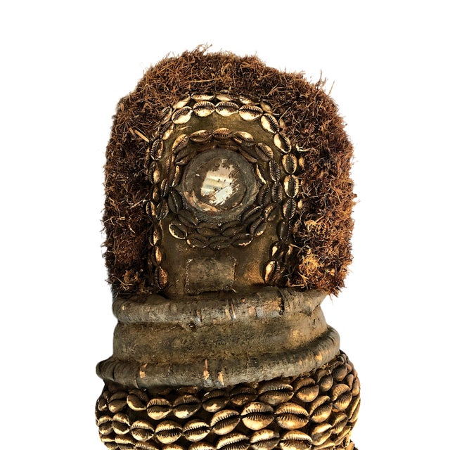 Wood Mid 20th-Century African Helmet Mask For Sale - Image 7 of 11