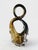 A substantial and visually arresting work in art glass, this large vintage sculpture takes the form of a fluid, twisted...