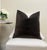 Modern Brown 20x20 Velvet Throw Pillow With Feather Down Insert For Sale - Image 3 of 5