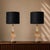 Glass Pair Archimede Seguso for Marbro Lamp Co. Opalescent Twisted Murano Glass Table Lamps 1960s For Sale - Image 7 of 7