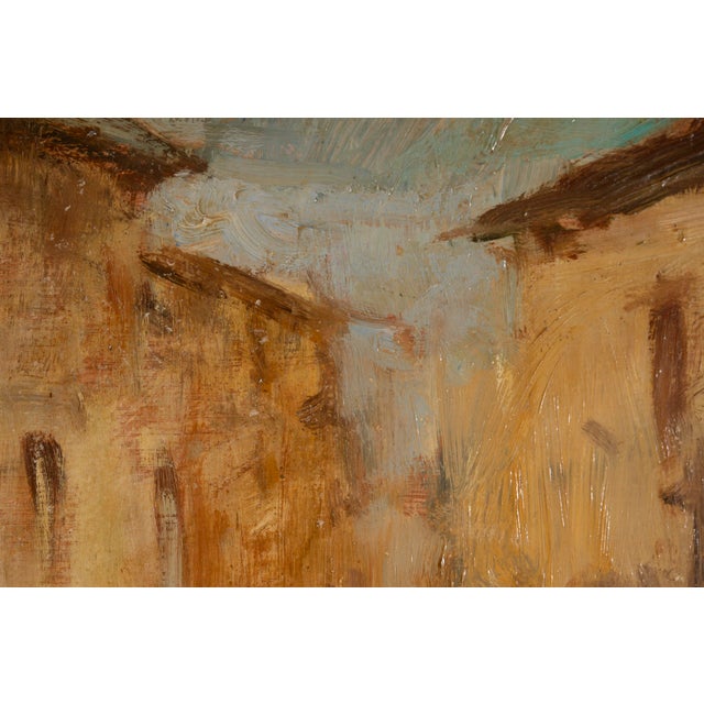 Cesare Ciani, Village Market Scene, Oil Painting For Sale - Image 5 of 17
