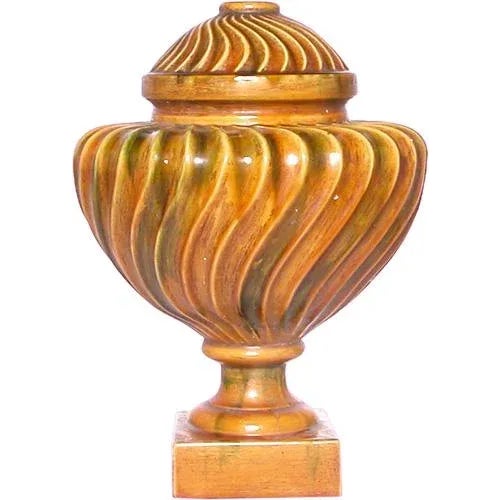 1990s Italian Hand Painted Ceramic Urn - Table Top For Sale - Image 12 of 12