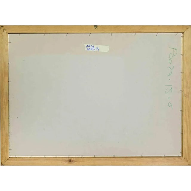 Alberto Inglesi, Composition, Mixed Media on Paper, 1996 For Sale - Image 4 of 5