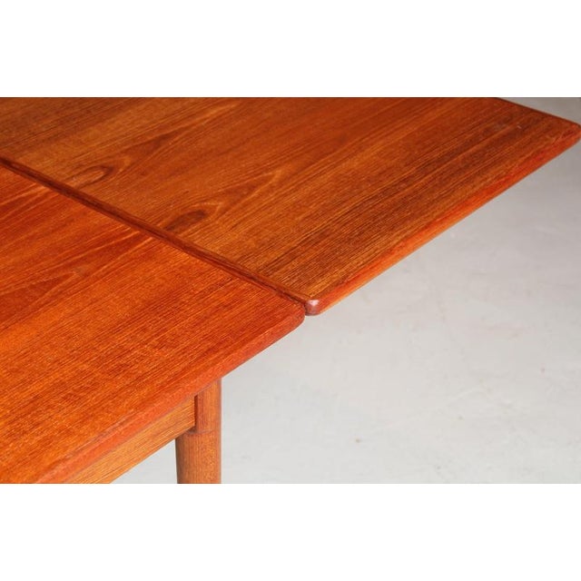 Mid-Century Danish Extending Teak Dining Table, 1970s For Sale - Image 10 of 14