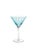 The Portofino Aqua Blue Martini Glass Set - Set of 6 Elevate your table setting with this stunning blue glassware...