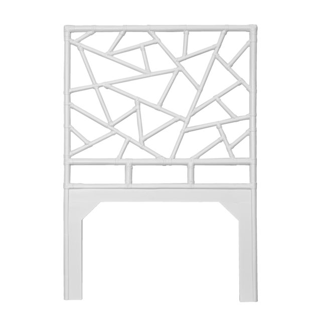 David Francis Tiffany Platform Bed Twin, White For Sale - Image 4 of 6
