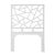 David Francis Tiffany Platform Bed Twin, White For Sale - Image 4 of 6