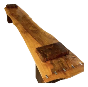 Wood Henge French and American Walnut Slab Bench