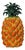 Glazed Ceramic Pineapple Sculpture, 1960s For Sale