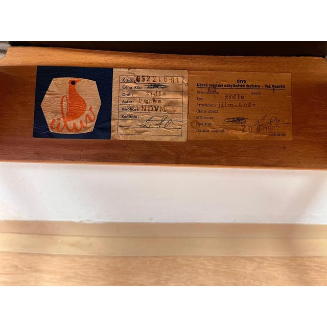 Vintage Dining Chairs by Alan Fuchs, 1960s, Set of 6 For Sale - Image 9 of 11