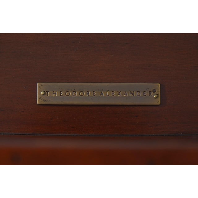 Theodore Alexander Bow Front Mahogany Chest For Sale - Image 17 of 18