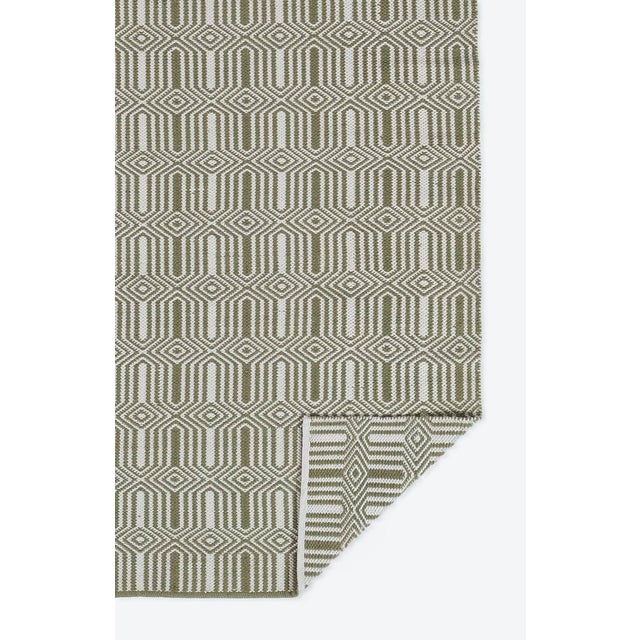 Contemporary Erin Gates by Momeni River Holden Green Hand Woven Indoor Outdoor Rug 5' X 7'6" For Sale - Image 3 of 10