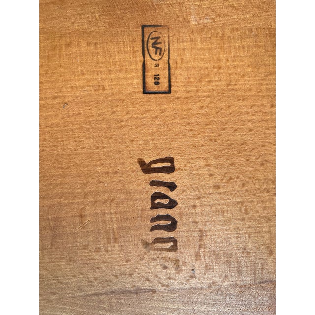 1990s Authentic Grange Shaker Style Dining Room Table and 6 Chairs For Sale - Image 5 of 5