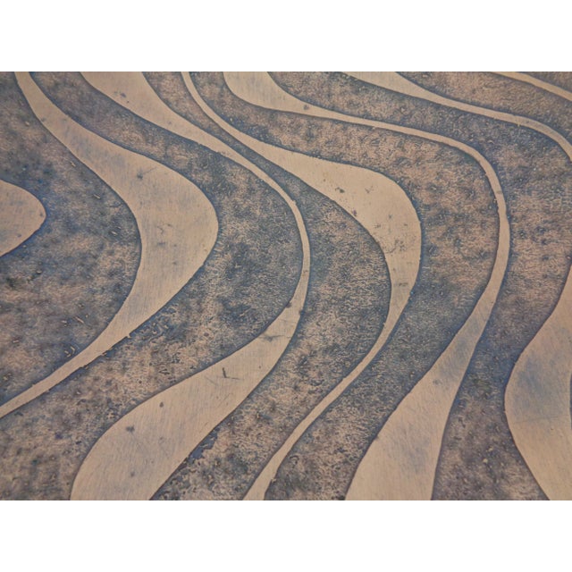 Psychedelic Copper Bowl, 1960s For Sale - Image 4 of 7