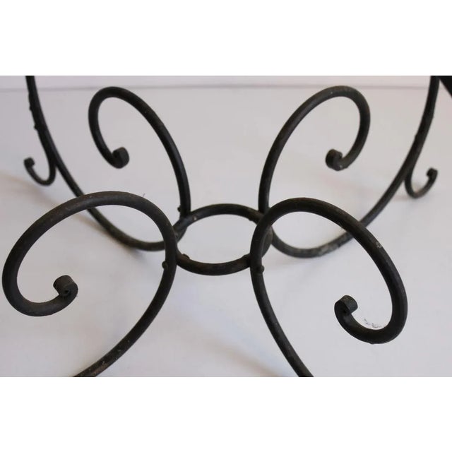Large Wrought Iron Floor Candelabra, 1950s For Sale - Image 13 of 18
