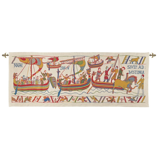 This beautiful tapestry is woven on a jacquard loom by skilled weavers, keeping alive the centuries old tradition of...