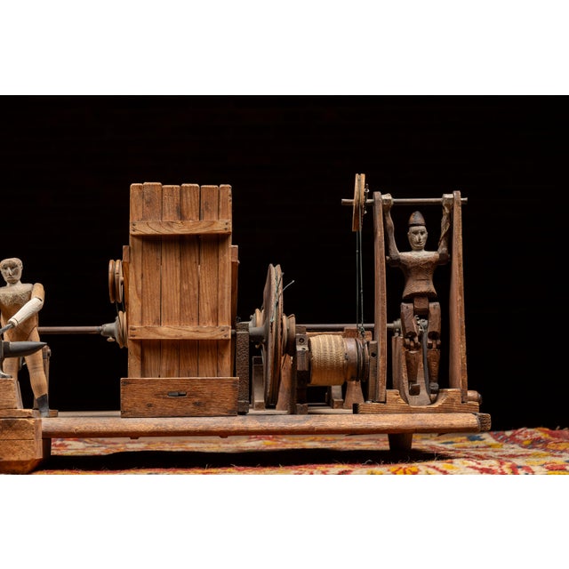 Early 20th Century Mechanical Blacksmith Forge Sideshow Model For Sale - Image 4 of 17