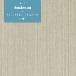 Sanderson Osney Wallpaper in Linen For Sale