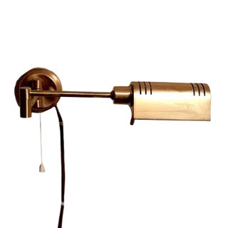 Hollywood Regency Style Brass Sconce from Holtkötter, 1970s For Sale