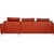 Leather Corner Sofa in Orange by Willi Schillig For Sale - Image 10 of 11