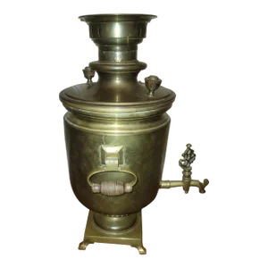 Circa 1885 Russian Brass Samovar
