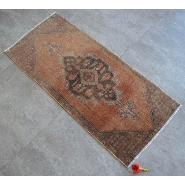 Front of Kitchen Sink Rug, Hand Made Bath Mat Muted Colors ...
