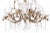 Baroque French 12-Light Chandelier, 19th Century For Sale - Image 3 of 6