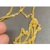 Vintage 14 Karat Yellow Gold 22 Gm Chain Necklace 35 Inch Long For Sale - Image 9 of 18