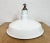 Industrial White Enamel Factory Pendant Lamp from Quadrangle Mfg. Co., 1960s For Sale - Image 11 of 18