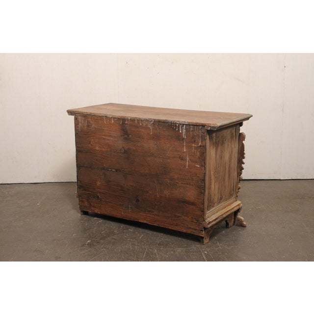 Tan 18th Century Italian Richly Carved Period Baroque Chest For Sale - Image 8 of 13