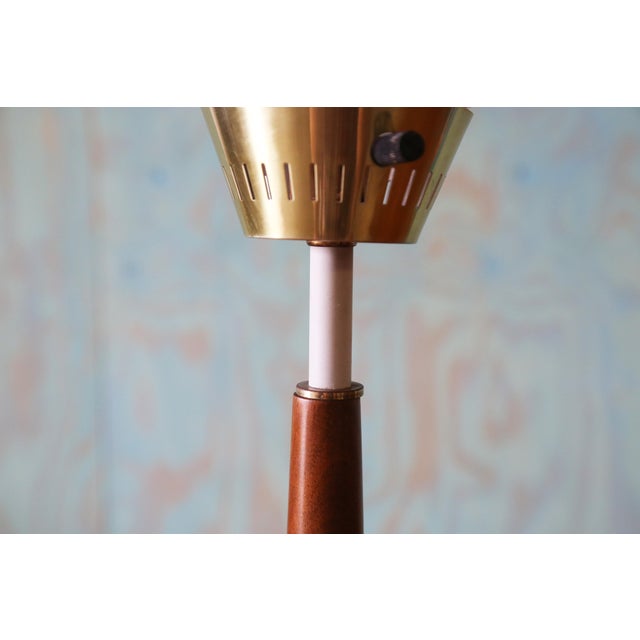 A vintage lamp designed by Gerald Thurston for Lightolier, as a part of the Scandia line. Very few examples exist as the...