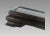 Brown Large Antique Oriental Rectangular Wood Display Stand Inlaid With Silver Wire 15.5" X 9" For Sale - Image 8 of 11