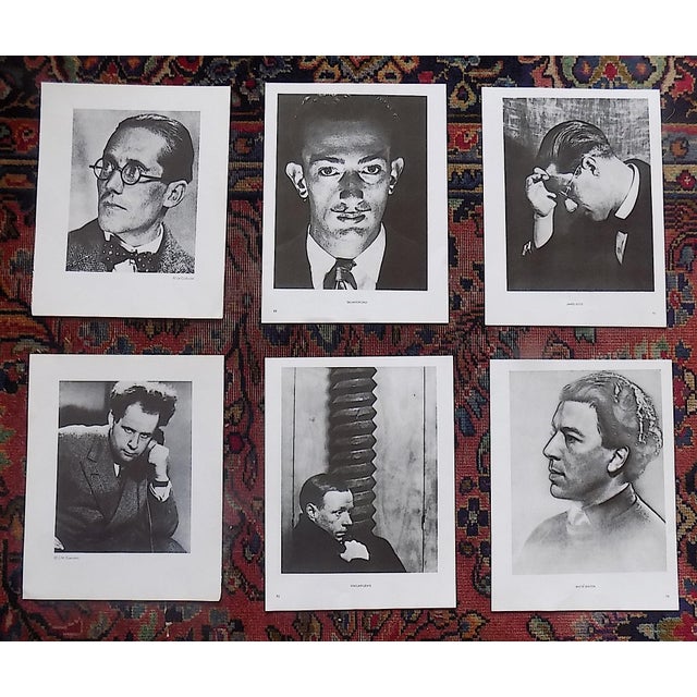 Vintage Man Ray 20th C. Photographic Prints of World Famous Giants of Literature and Art - Set of 6 For Sale - Image 11 of 11