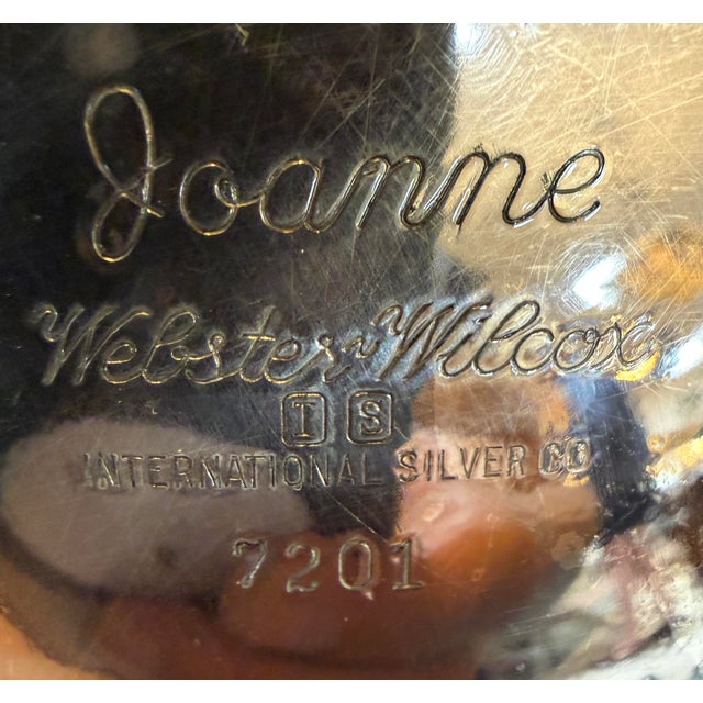 Victorian Early 20th Century Webster Wilcox Silver-Plate Tea Service - Set of Four For Sale - Image 3 of 12