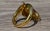 1960s The Odette: Ladies 18K Gold Italian Snake Style Ring set with Diamonds For Sale - Image 5 of 10